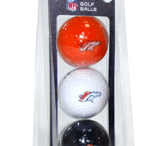 Denver Broncos 3 Pack of Golf Balls
