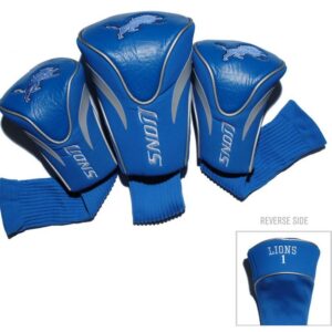 Detroit Lions Golf Club Headcover Set 3 Piece Contour Style