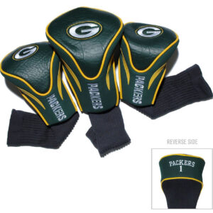 Green Bay Packers Golf Club 3 Piece Contour Headcover Set