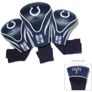 Indianapolis Colts Golf Club 3 Piece Contour Headcover Set