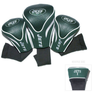 New York Jets Golf Club 3 Piece Contour Headcover Set