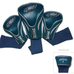 Philadelphia Eagles Golf Club 3 Piece Contour Headcover Set