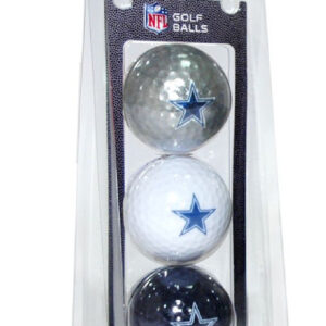 Dallas Cowboys 3 Pack of Golf Balls