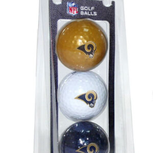 Los Angeles Rams 3 Pack of Golf Balls