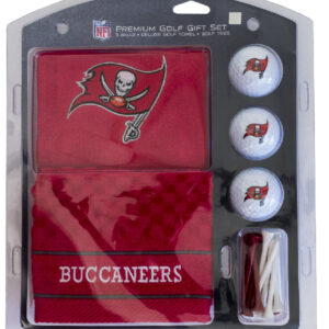Tampa Bay Buccaneers Golf Gift Set with Embroidered Towel
