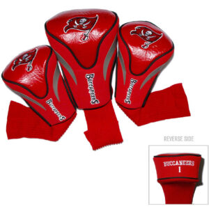 Tampa Bay Buccaneers Golf Club 3 Piece Contour Headcover Set