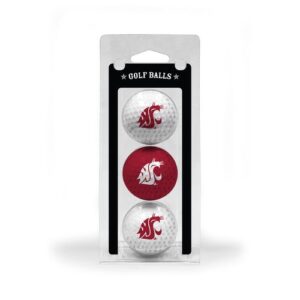 Washington State Cougars 3 Pack of Golf Balls