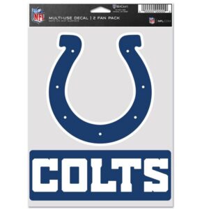 Indianapolis Colts Decal Multi Use Fan 2 Pack