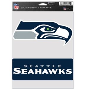 Seattle Seahawks Decal Multi Use Fan 2 Pack