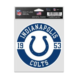 Indianapolis Colts Decal 3.75x5 Patch Fan