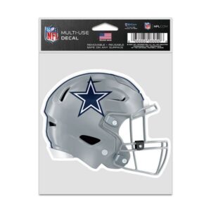 Dallas Cowboys Decal 3.75x5 Helmet Fan