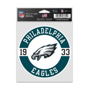 Philadelphia Eagles Decal 3.75x5 Patch Fan