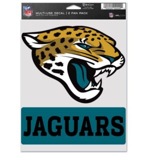 Jacksonville Jaguars Decal Multi Use Fan 2 Pack