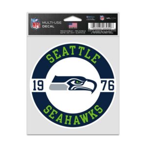Seattle Seahawks Decal 3.75x5 Patch Fan