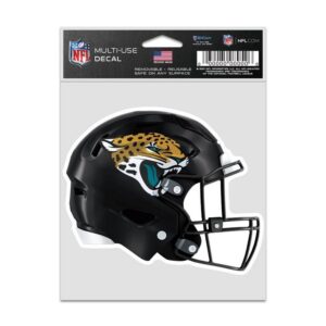 Jacksonville Jaguars Decal 3.75x5 Helmet Fan