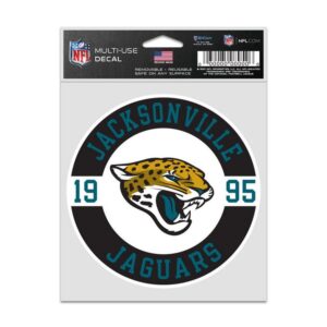 Jacksonville Jaguars Decal 3.75x5 Patch Fan