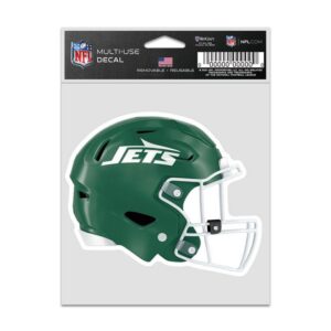 New York Jets Decal 3.75x5 Helmet Fan