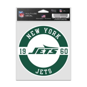 New York Jets Decal 3.75x5 Patch Fan