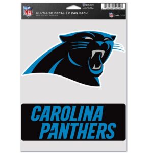 Carolina Panthers Decal Multi Use Fan 2 Pack