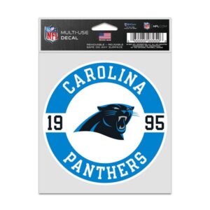 Carolina Panthers Decal 3.75x5 Patch Fan