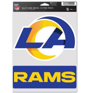 Los Angeles Rams Decal Multi Use Fan 2 Pack