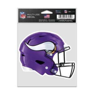 Minnesota Vikings Decal 3.75x5 Helmet Fan