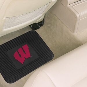 Wisconsin Badgers Car Mat Heavy Duty Vinyl Rear Seat