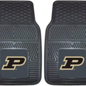 Purdue Boilermakers Car Mats Heavy Duty 2 Piece Vinyl