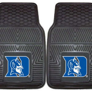 Duke Blue Devils Heavy Duty 2-Piece Vinyl Car Mats
