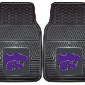 Kansas State Wildcats Car Mats Heavy Duty 2 Piece Vinyl