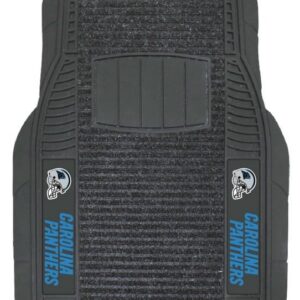 Carolina Panthers Car Mats Deluxe Set