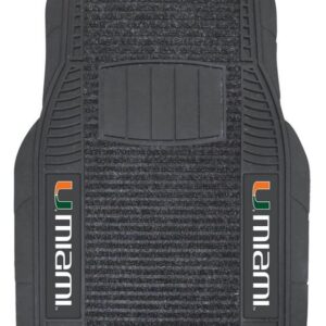 Miami Hurricanes Car Mats Deluxe Set