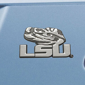 LSU Tigers Auto Emblem Premium Metal Chrome