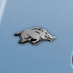 Arkansas Razorbacks Auto Emblem Premium Metal Chrome