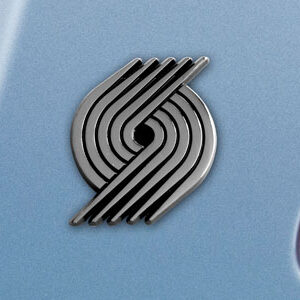 Portland Trail Blazers Auto Emblem Premium Metal Chrome