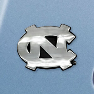 North Carolina Tar Heels Auto Emblem Premium Metal Chrome