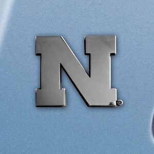 Nebraska Cornhuskers Auto Emblem Premium Metal Chrome