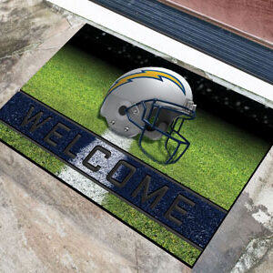 Los Angeles Chargers Door Mat 18x30 Welcome Crumb Rubber
