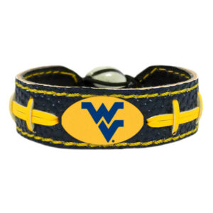 West Virginia Mountaineers Bracelet Team Color Football CO