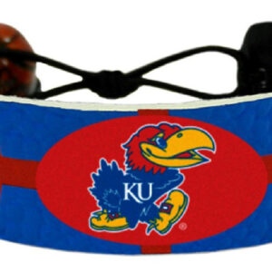 Kansas Jayhawks Bracelet Team Color Basketball CO