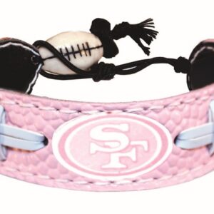San Francisco 49ers Bracelet Pink Football CO
