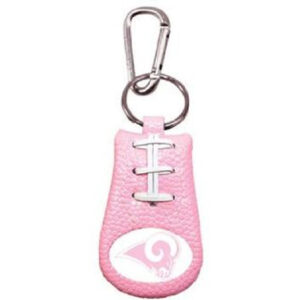 Los Angeles Rams Pink NFL Football Keychain