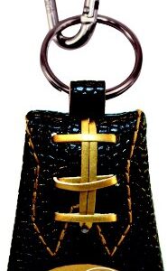 Los Angeles Rams Keychain Team Color Football Throwback Logo CO