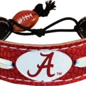Alabama Crimson Tide Bracelet Team Color Football A Logo CO