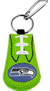 Seattle Seahawks Keychain Team Color Football Green CO
