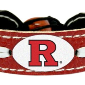Rutgers Scarlet Knights Team Color Football Bracelet
