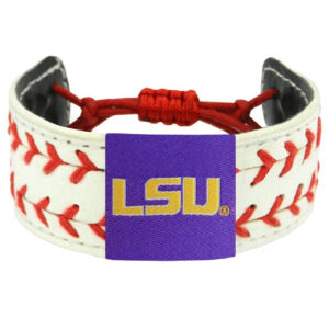 LSU Tigers Bracelet Classic Two Seamer Baseball CO