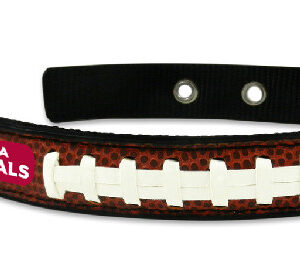Arizona Cardinals Pet Collar Leather Classic Football Size Small CO