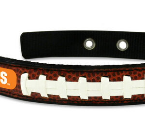 Clemson Tigers Classic Leather Small Football Collar