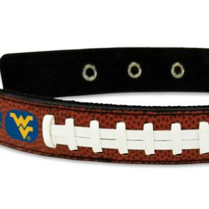 West Virginia Mountaineers Classic Leather Large Football Collar